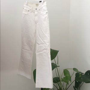 Madewell White Cali Demi Boot in Petite